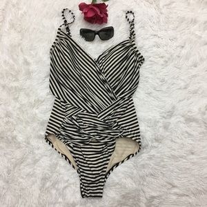 Merona One Piece Swimsuit Size L